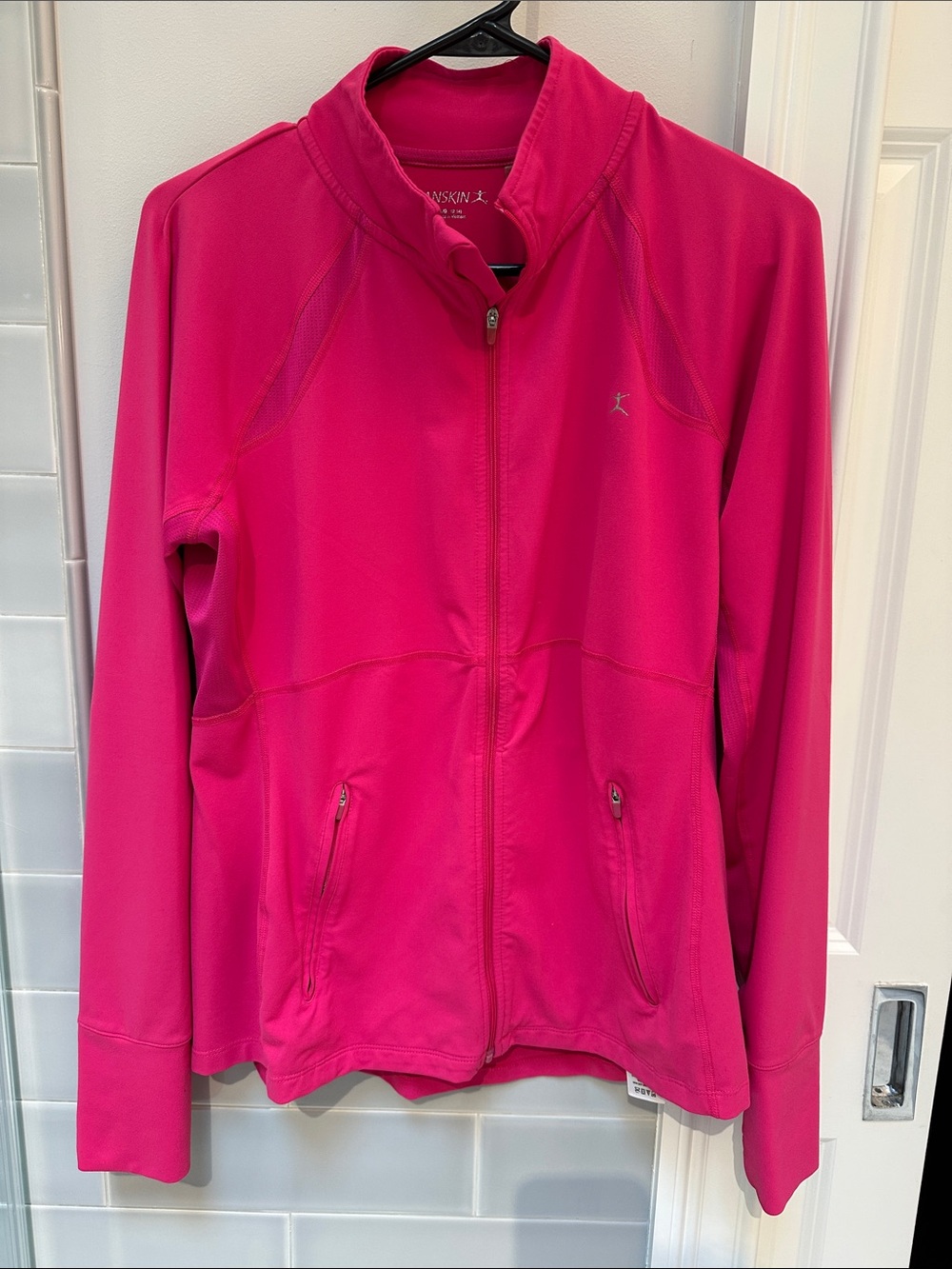 Danskin Women’s Hot Pink Full-Zip Utility Jacket